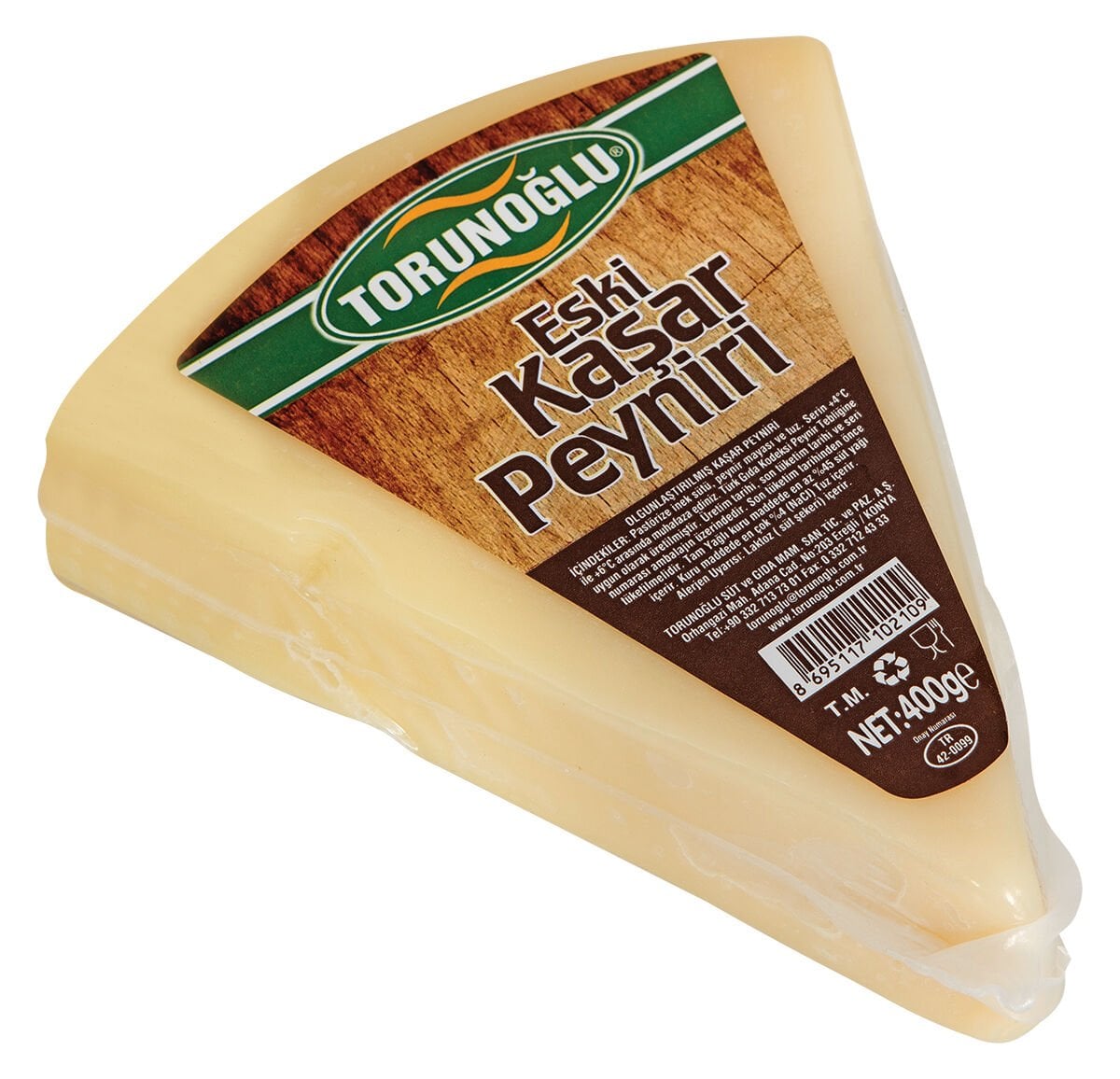 TORUNOĞLU 400 GR ESKİ KAŞAR PEYNİRİ